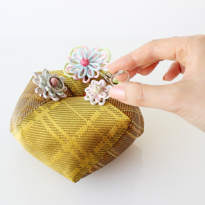 リングピロー おじゃみ 組紐 装苑 和婚 ブライダル