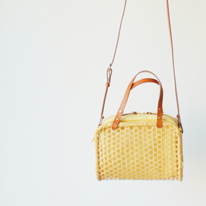 小林ミドリ竹籠 組色籠 新潟県