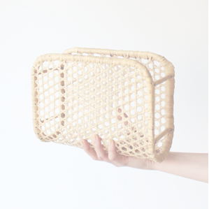 小林ミドリ竹籠 組色籠 新潟県