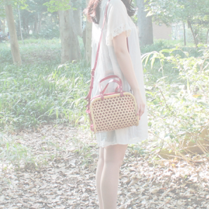 小林ミドリ竹籠 組色籠 新潟県