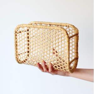 小林ミドリ竹籠 組色籠 新潟県