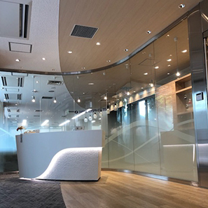 岩瀬コスファ 東京本社 エントランス