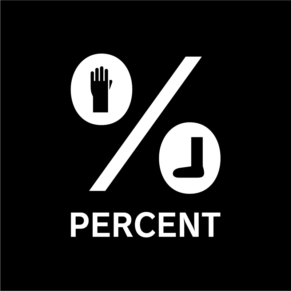 % PERCENT 手袋 靴下